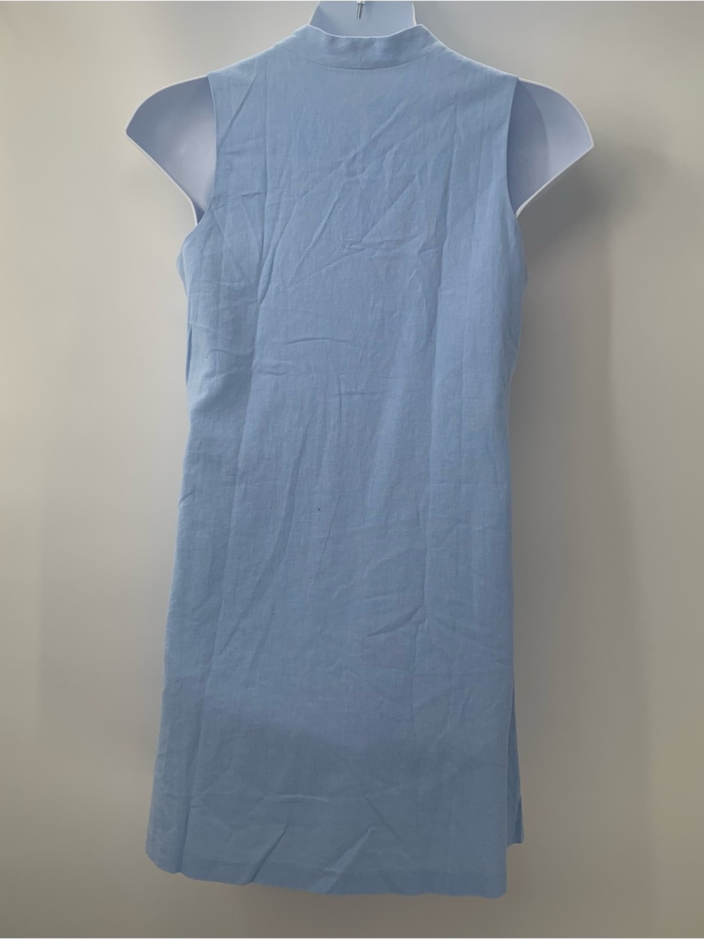 Tommy Bahama Women’s Light Blue V-Neck Sleeveless Shift Dress Resort Size M - Picture 4 of 7